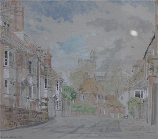 Charlotte Halliday Arundel, Deans Yard and St Agathas Church, Coates largest 11 x 14in.